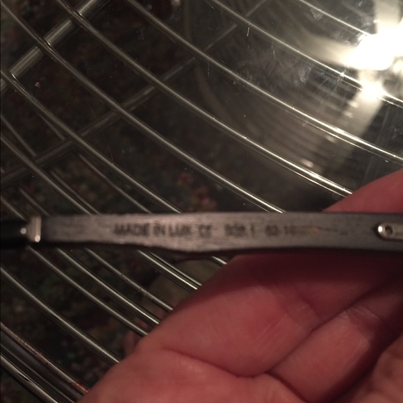 GOLD & WOOD full rim glasses wood and metal REPAIRED/FLAWS - Picture 4 of 10